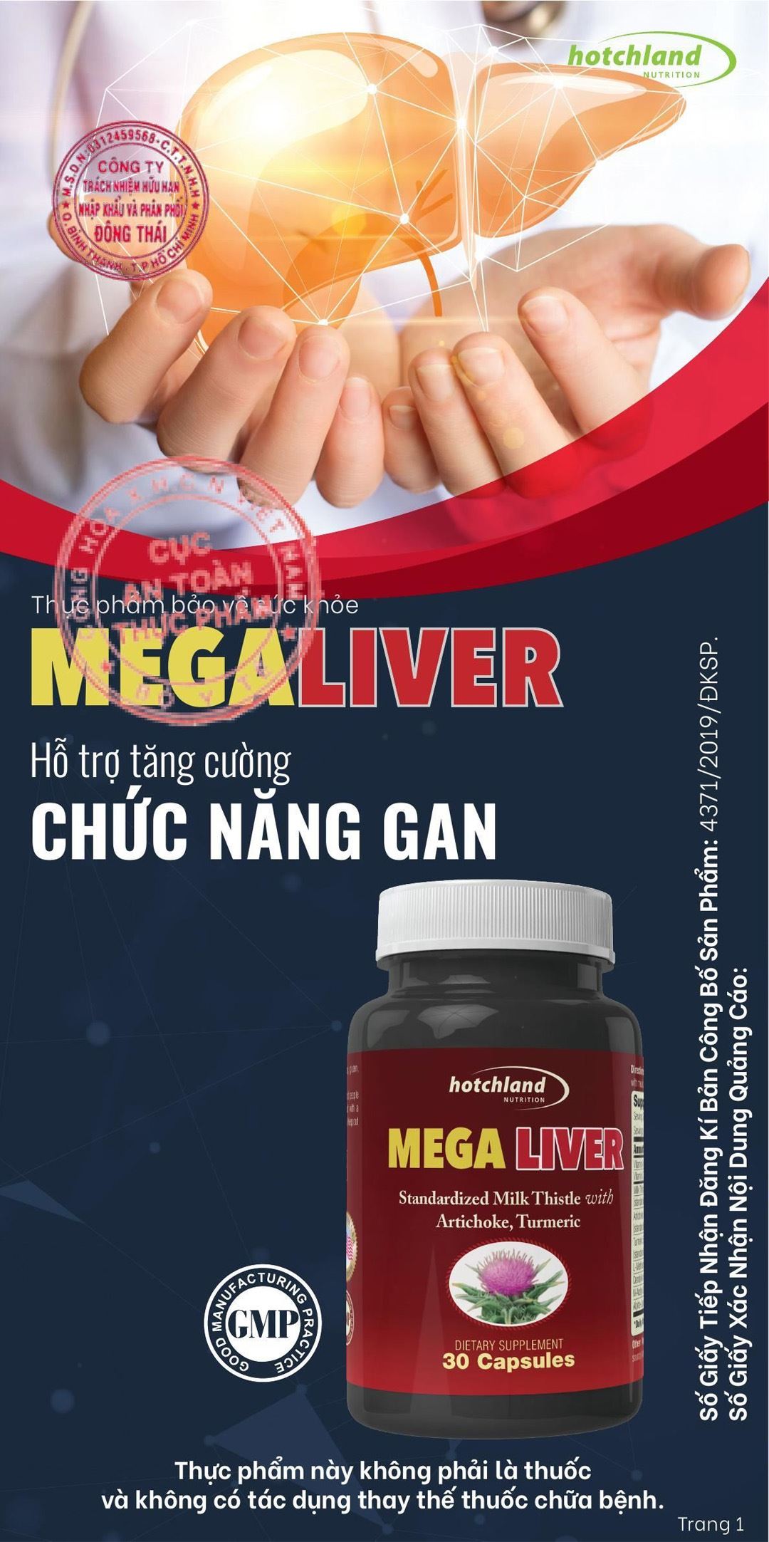 Mega Liver lọ 30 viên
