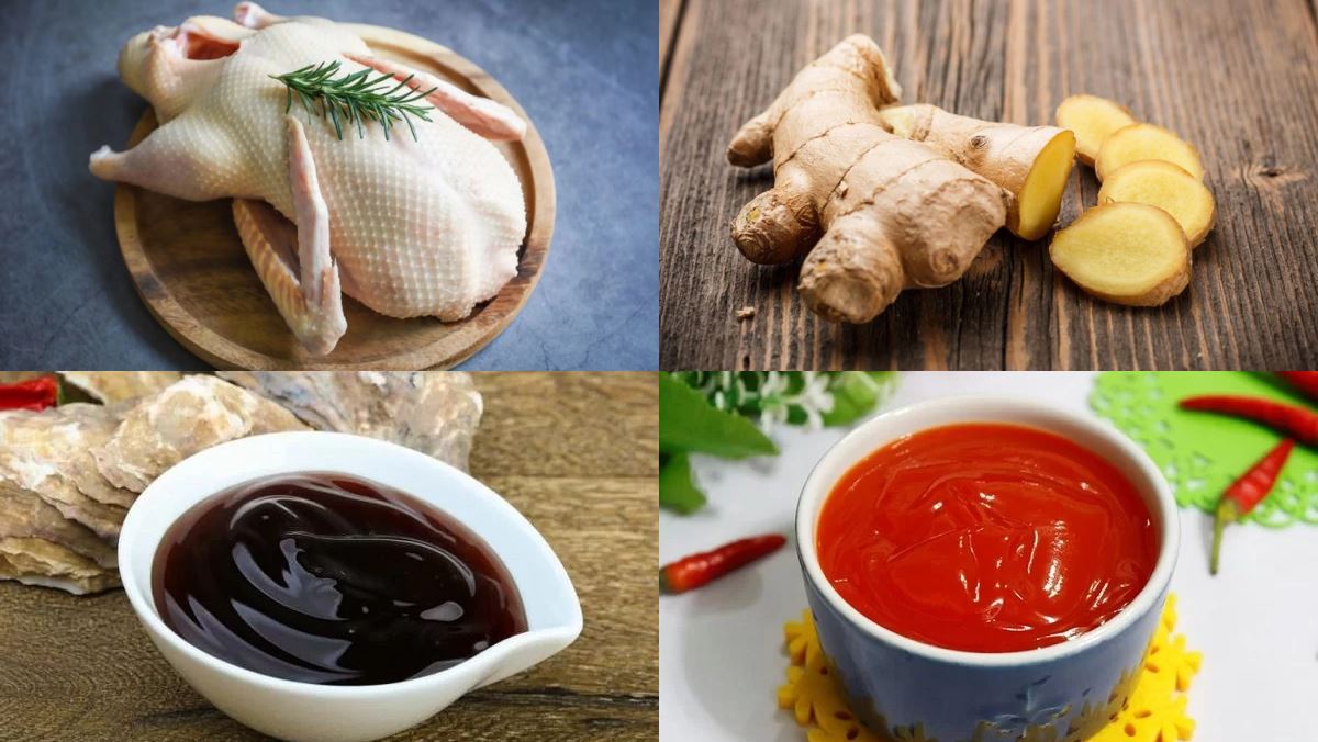 Nguyên liệu món ăn ướp thịt vịt nướng