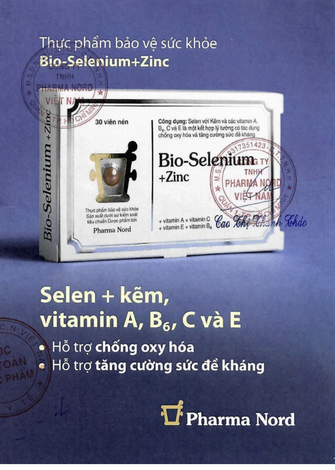 Viên Uống Tăng Đề Kháng Pharma Nord Bio-Selenium hộp 30 viên