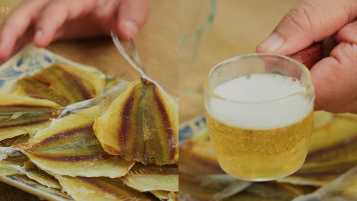 Nguyên liệu món ăn nướng cá chỉ vàng bằng nồi chiên không dầu