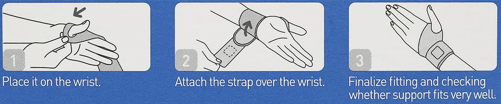 Bao đeo cổ tay đàn hồi Dr. Med DR-W136 size U