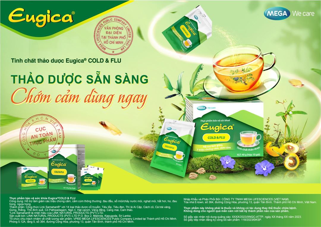 Tinh chất thảo dược Eugica Cold & Flu