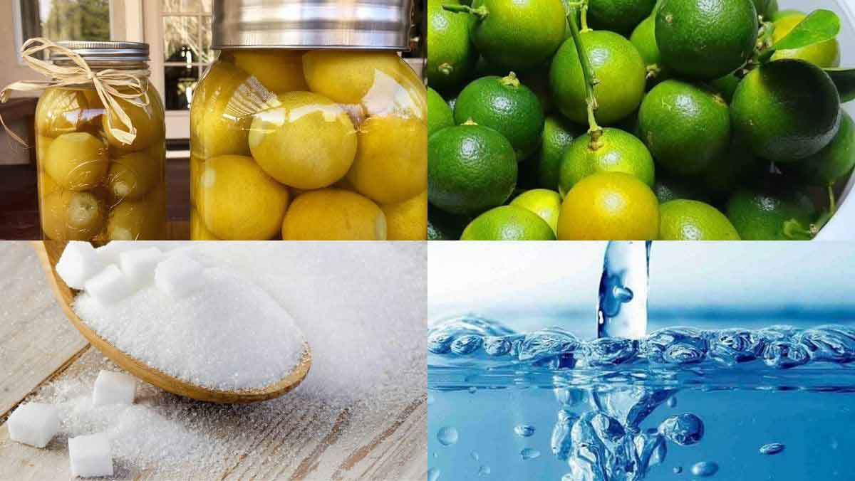 Nguyên liệu món ăn cách pha nước chanh muối
