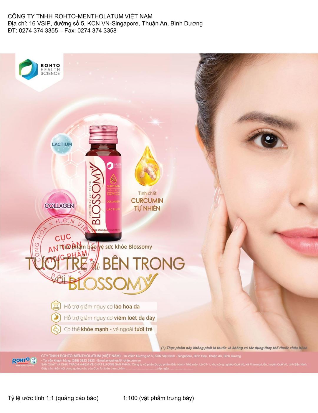 Rohto Blossomy hộp 10 chai x 50ml