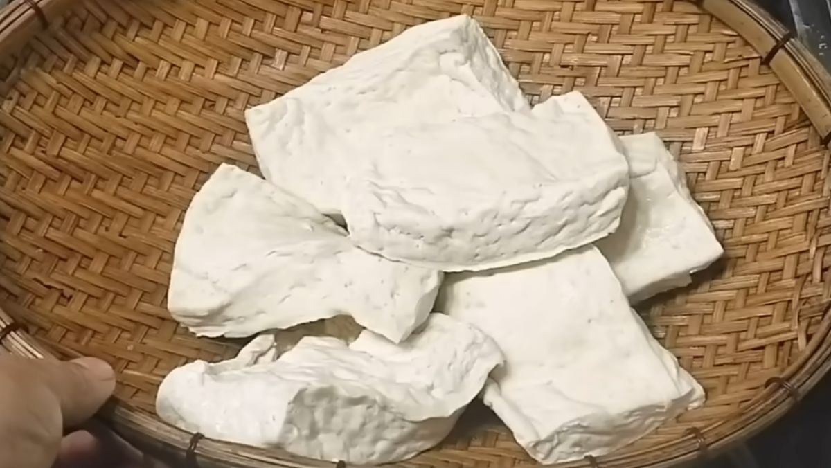 Nguyên liệu món ăn chả lụa chay bằng đậu hũ