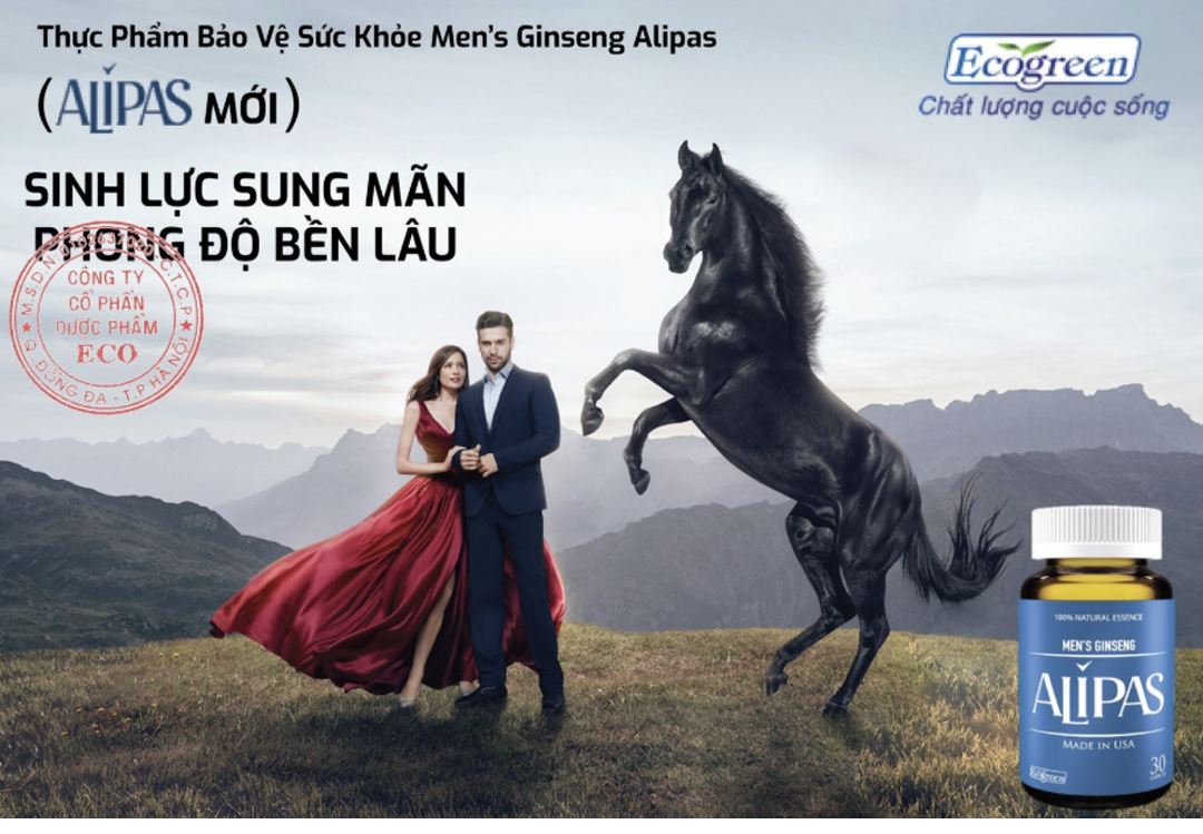 Thực Phẩm Bào Vệ Sức Khỏe Alipas Men's Ginseng hộp 60 viên