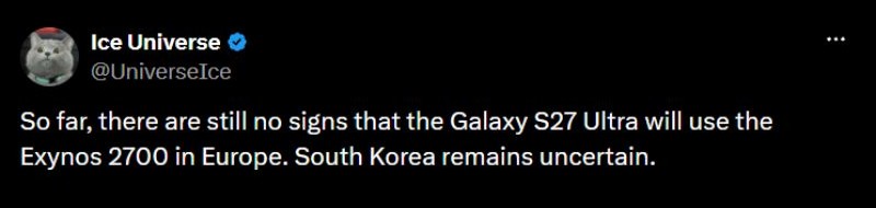 Galaxy S27 Ultra Leak