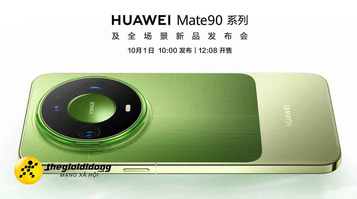 Đánh Giá Huawei Mate 90 series chốt ngày ra mắt 01/10: Màn hình 10.000 nit, camera 200 MP