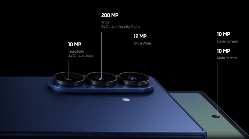 Sistem Kamera - Smartphone Samsung Galaxy Z Fold7 5G 16GB/1TB