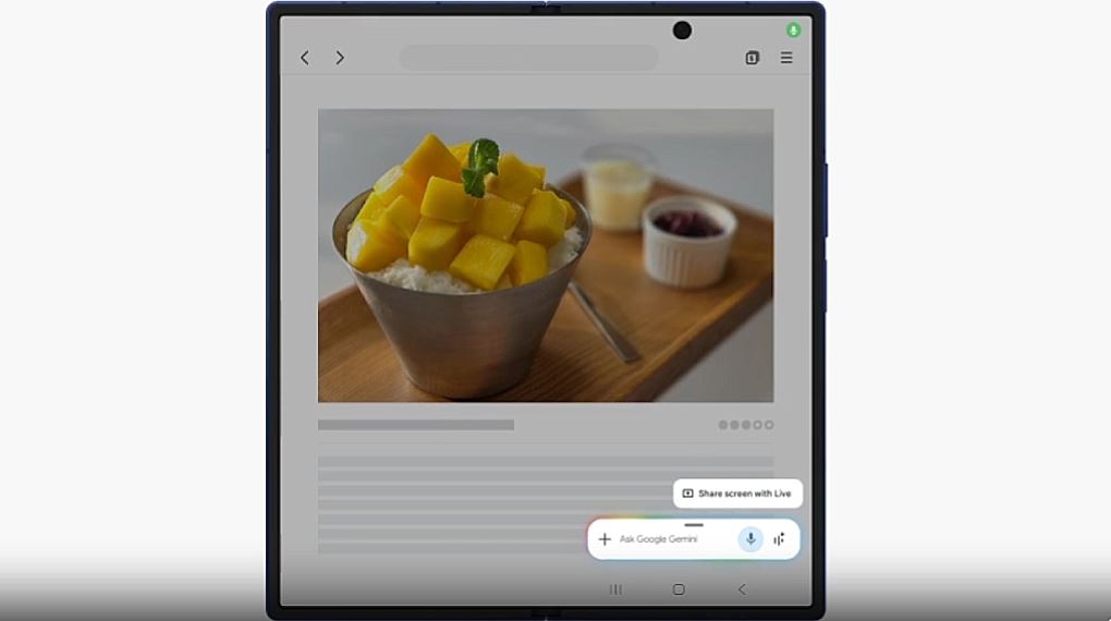 Google Gemini - Smartphone Samsung Galaxy Z Fold7 5G 16GB/1TB