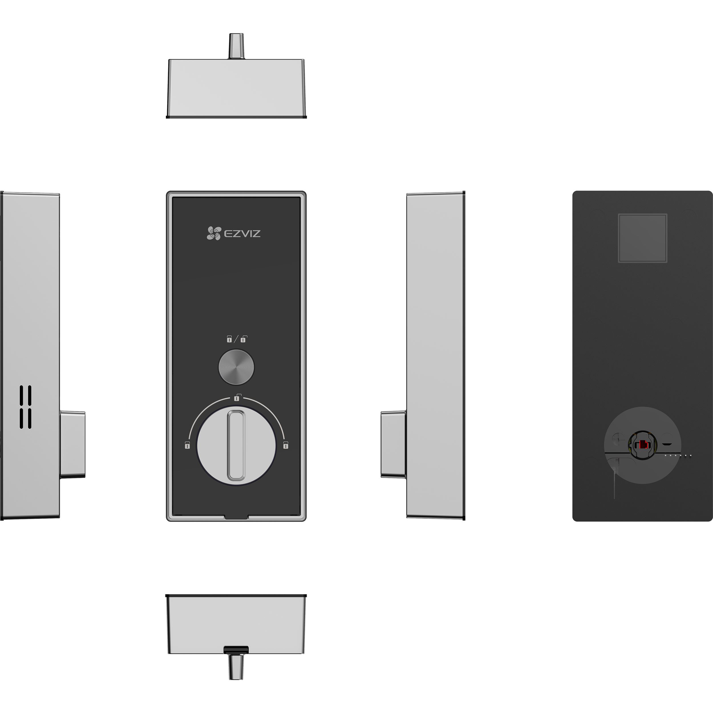 Khóa cửa vân tay thông minh Wi-Fi Ezviz DL04 Pro Màu Đen