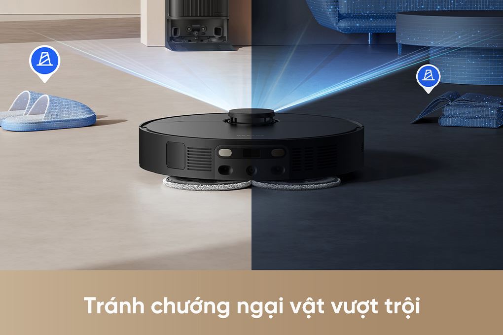 Robot hút bụi lau nhà Dreame D20 Ultra Đen Màu Đen