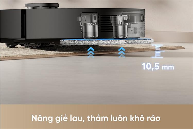 Robot hút bụi lau nhà Dreame D20 Ultra Đen Màu Đen