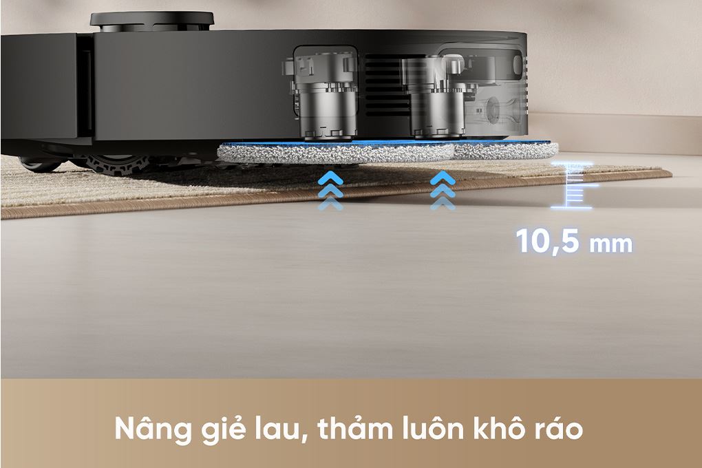 Robot hút bụi lau nhà Dreame D20 Ultra Đen Màu Đen