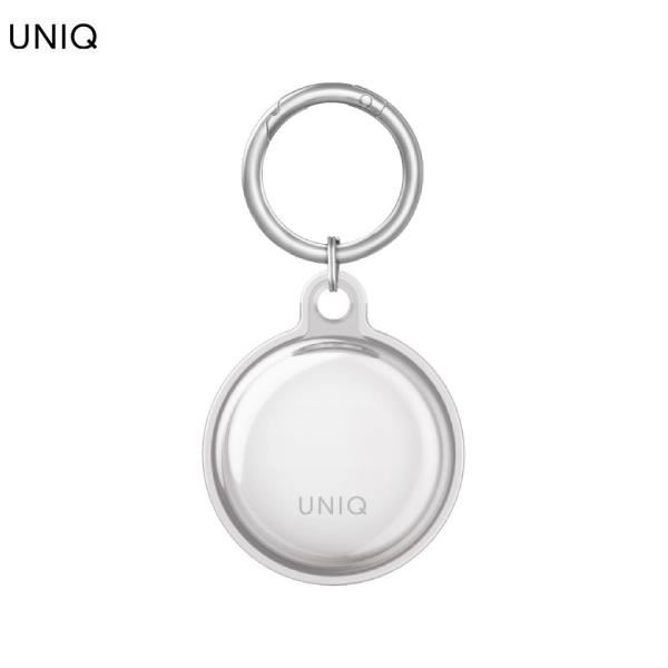 Vỏ bảo vệ AirTag 4 Cái Nhựa dẻo TPU UNIQ GLASE Trắng