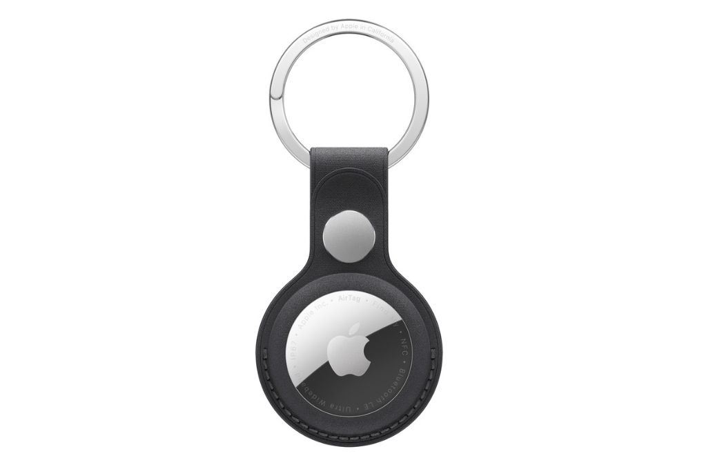Vỏ bảo vệ AirTag Vải tinh dệt Apple Đen Màu Đen