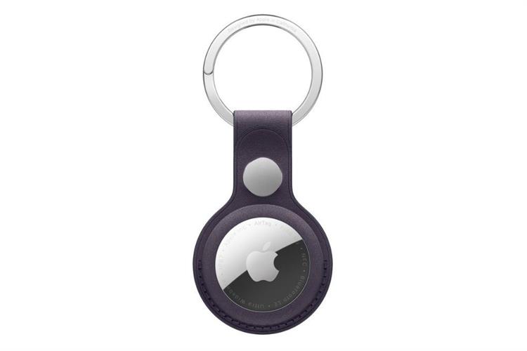 Vỏ bảo vệ AirTag Vải tinh dệt Apple Tím Midnight Màu Tím