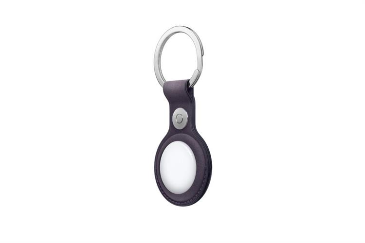 Vỏ bảo vệ AirTag Vải tinh dệt Apple Tím Midnight Màu Tím