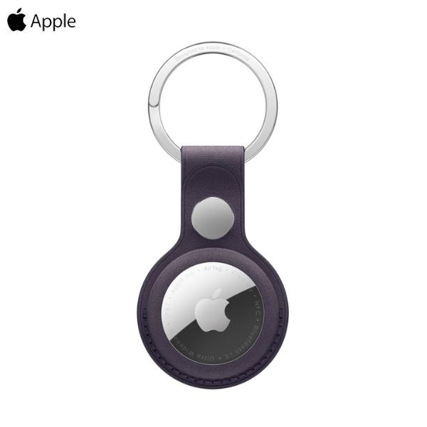 Vỏ bảo vệ AirTag Vải tinh dệt Apple Tím Midnight