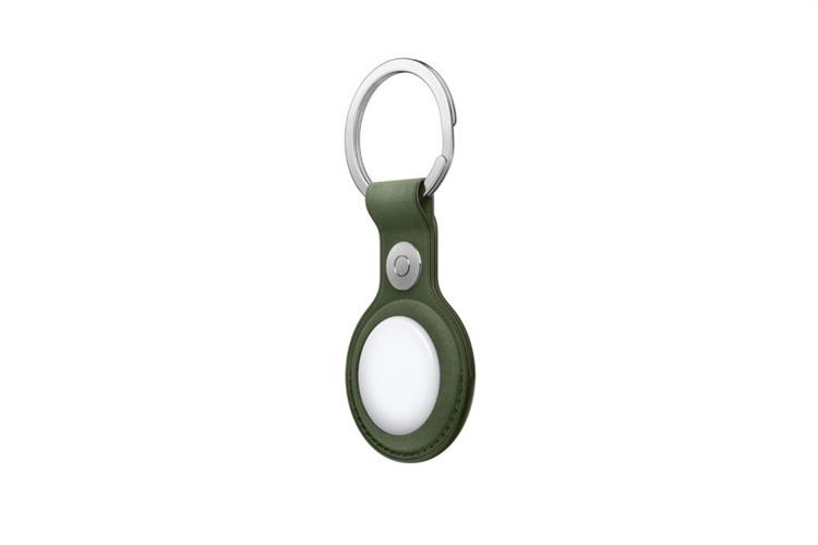 Vỏ bảo vệ AirTag Vải tinh dệt Apple Xanh Moss Màu Xanh rêu