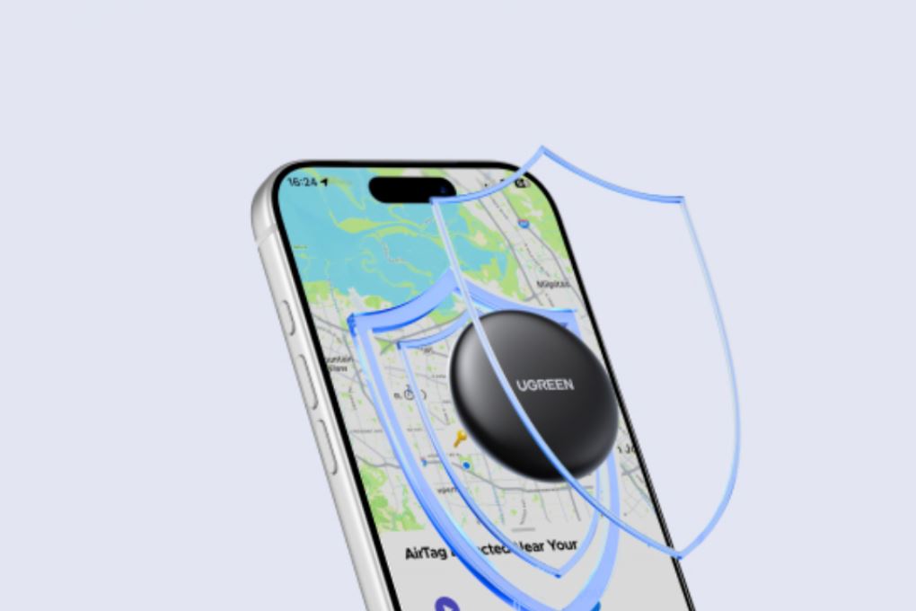 Thiết bị định vị thông minh Smart Finder Ugreen CM520 60387 Màu Đen