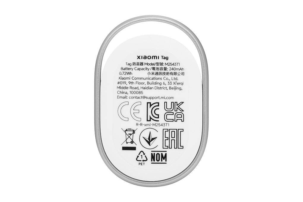 Thiết bị định vị thông minh Xiaomi Tag Dual 4 Pack BHR08SKGL Màu Trắng