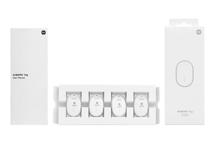 Thiết bị định vị thông minh Xiaomi Tag Dual 4 Pack BHR08SKGL Màu Trắng