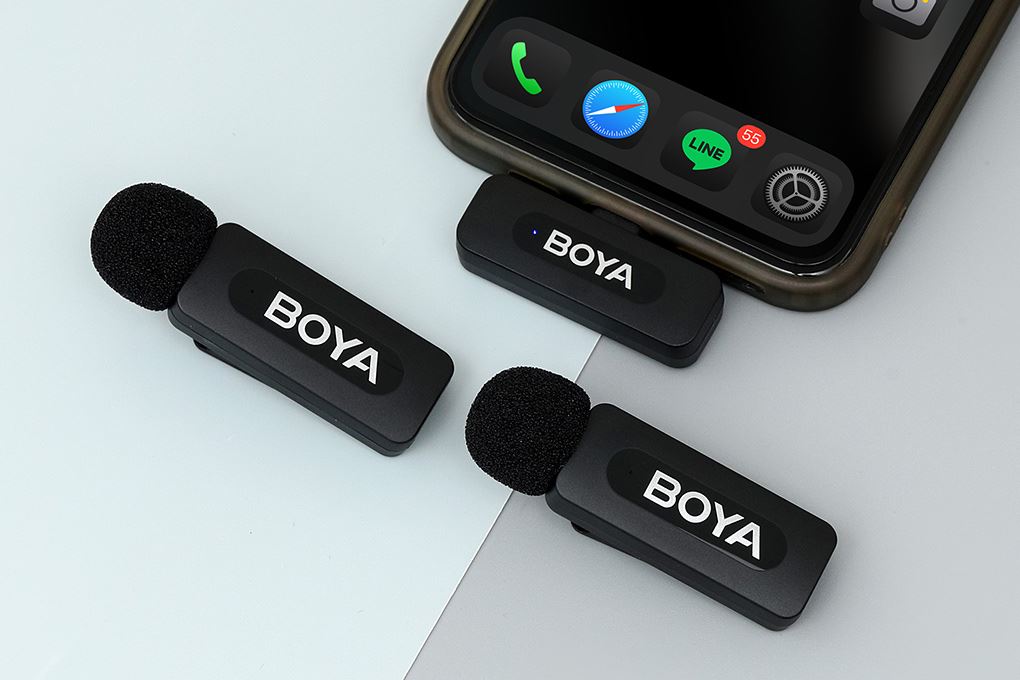 Micro không dây BOYA BY-V2 V2.0 Màu Đen