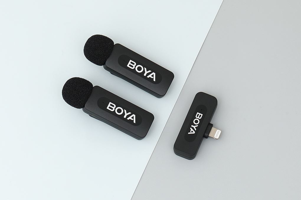 Micro không dây BOYA BY-V2 V2.0 Màu Đen