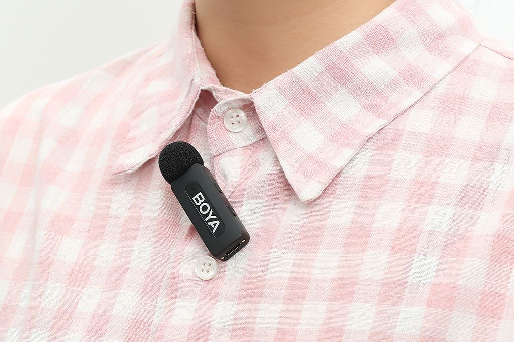 Micro không dây BOYA BY-V20 V2.0 Màu Đen