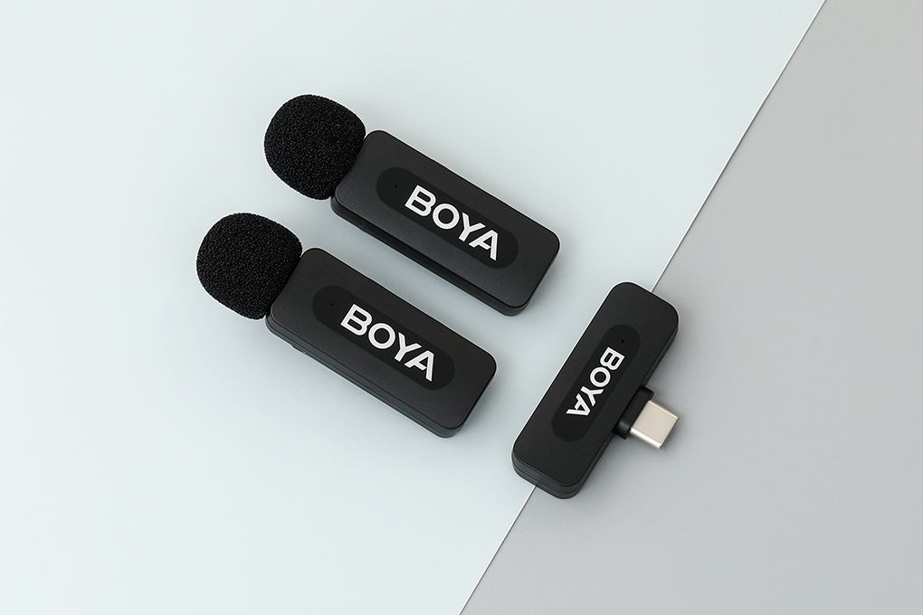 Micro không dây BOYA BY-V20 V2.0 Màu Đen