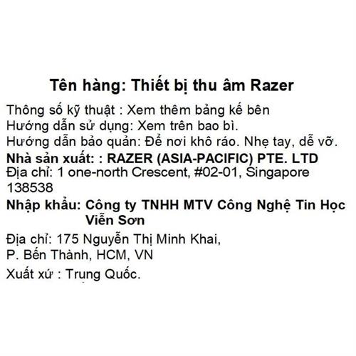 Micro thu âm RAZER Seiren V3 Mini - Trắng Màu Hồng