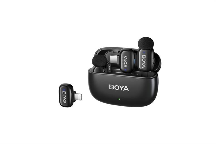 Micro không dây Boya mini 2-01 Màu Đen