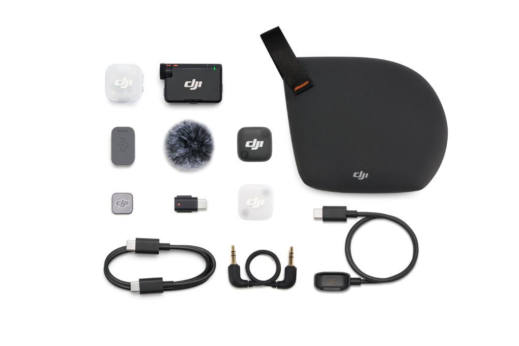 Thiết bị thu âm không dây DJI Mic Mini 2 (1 TX + 1 RX)_DMMT02&DMMR01 Màu Đen