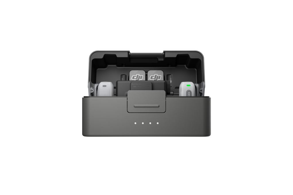 Thiết bị thu âm không dây DJI Mic Mini 2 (2 TX + 1 RX + 1 Hộp sạc Mic)_DMMT02&DMMR01&DMMC02 Màu Đen