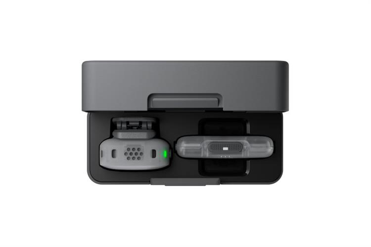 Thiết bị thu âm không dây DJI Mic Mini 2 (1 TX + 1 Mobile RX + 1 Hộp sạc Mic)_DMMT02&DMMR02&DMMCS2_1TX Màu Đen