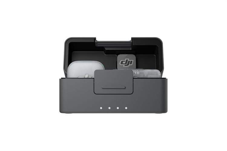 Thiết bị thu âm không dây DJI Mic Mini 2 (1 TX + 1 Mobile RX + 1 Hộp sạc Mic)_DMMT02&DMMR02&DMMCS2_1TX Màu Đen