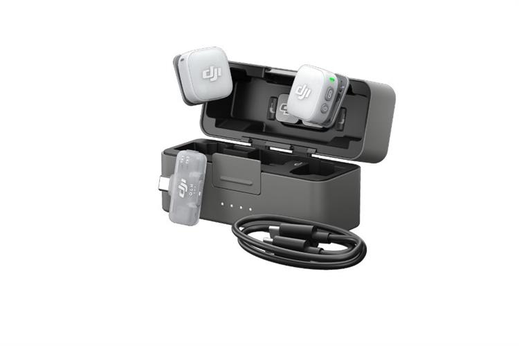 Thiết bị thu âm không dây DJI Mic Mini 2 (2 TX + 1 Mobile RX + 1 Hộp sạc Mic) Màu Đen
