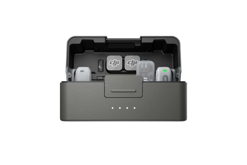 Thiết bị thu âm không dây DJI Mic Mini 2 (2 TX + 1 Mobile RX + 1 Hộp sạc Mic) Màu Đen