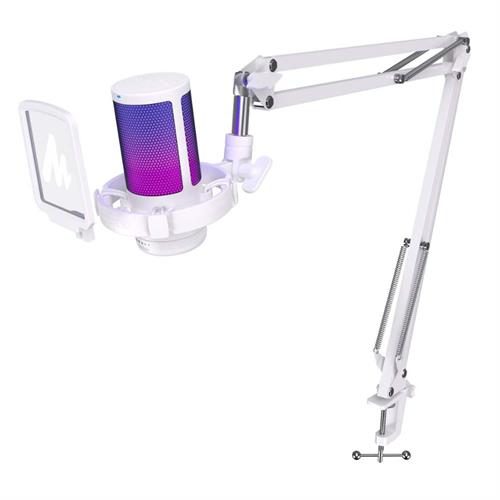 Bộ micro có dây Maono RGB DGM20S White (1 bộ thu + giá đỡ) Màu Trắng