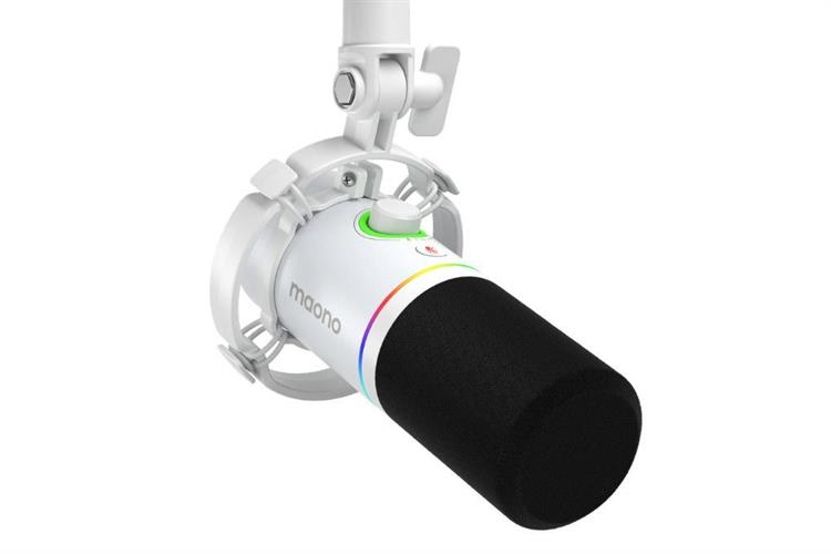 Micro có dây Maono RGB PD200X White (1 bộ thu) Màu Trắng