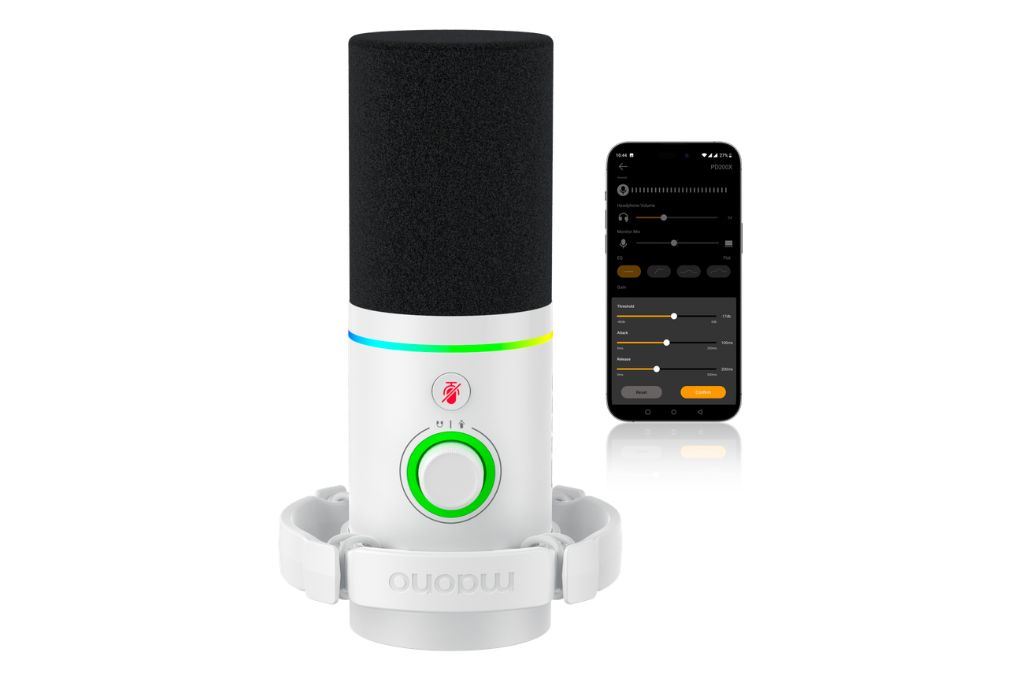 Micro có dây Maono RGB PD200X White (1 bộ thu) - 3