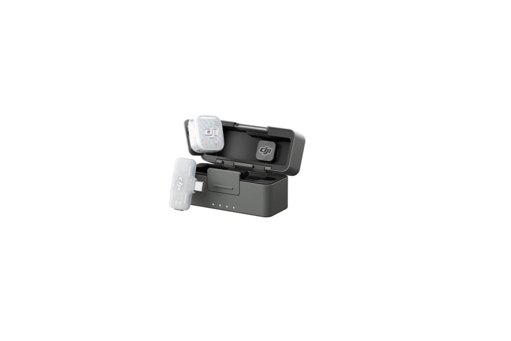 Thiết bị thu âm không dây DJI Mic Mini 2S (1 TX + 1 Mobile RX + Charging Case)_DMMT03&DMMR02&DMMCS2 Màu Đen