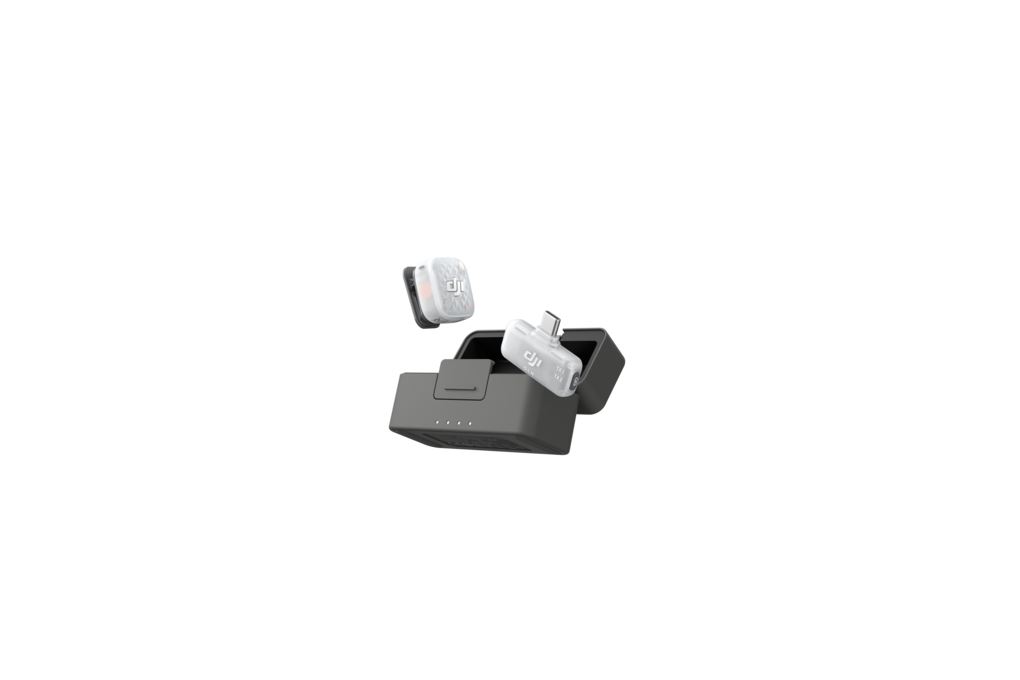 Thiết bị thu âm không dây DJI Mic Mini 2S (1 TX + 1 Mobile RX + Charging Case)_DMMT03&DMMR02&DMMCS2 Màu Đen
