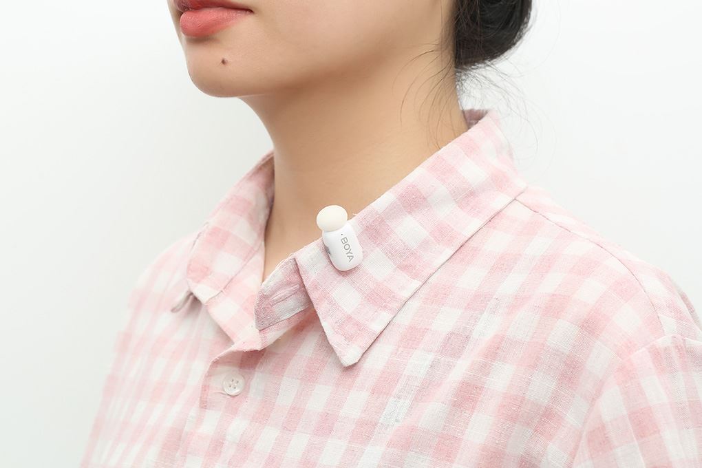 Micro không dây BOYA MINI Màu Trắng