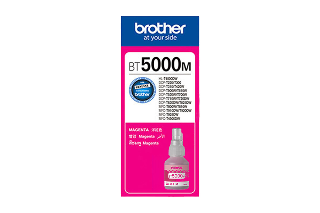 Mực in phun Brother BT5000M Đỏ/(dành cho Brother T310/T520W/T720DW/T220/T510W/T710W/...) Màu Đỏ