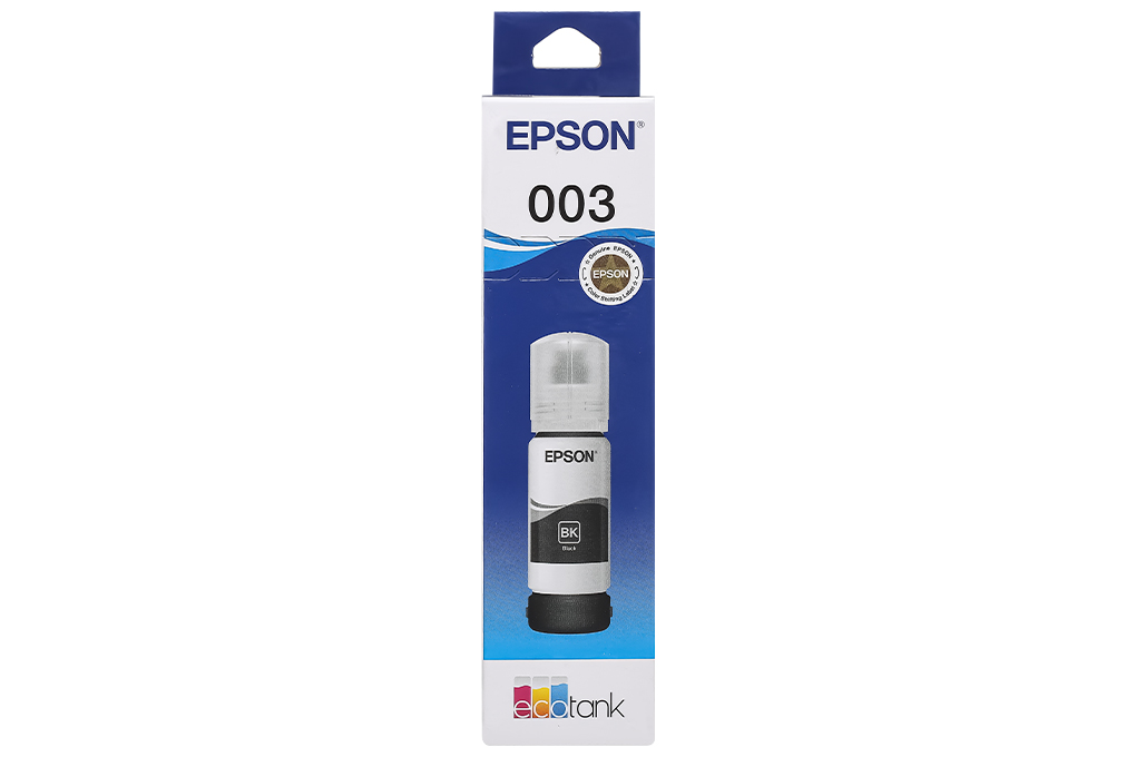Mực in phun Epson C13T00V100 003 Dye (BK) Đen (dành cho Epson L1210/L1250/L3210/L3250/L5290) Màu Đen