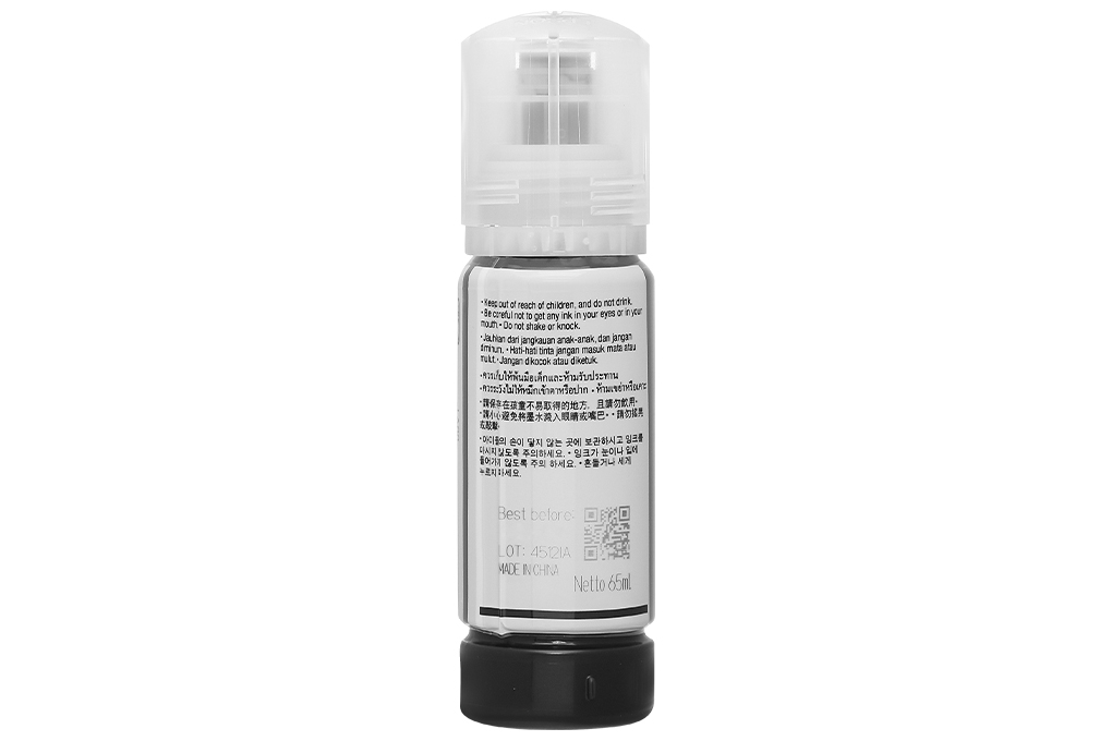 Mực in phun Epson C13T00V100 003 Dye (BK) Đen (dành cho Epson L1210/L1250/L3210/L3250/L5290) Màu Đen