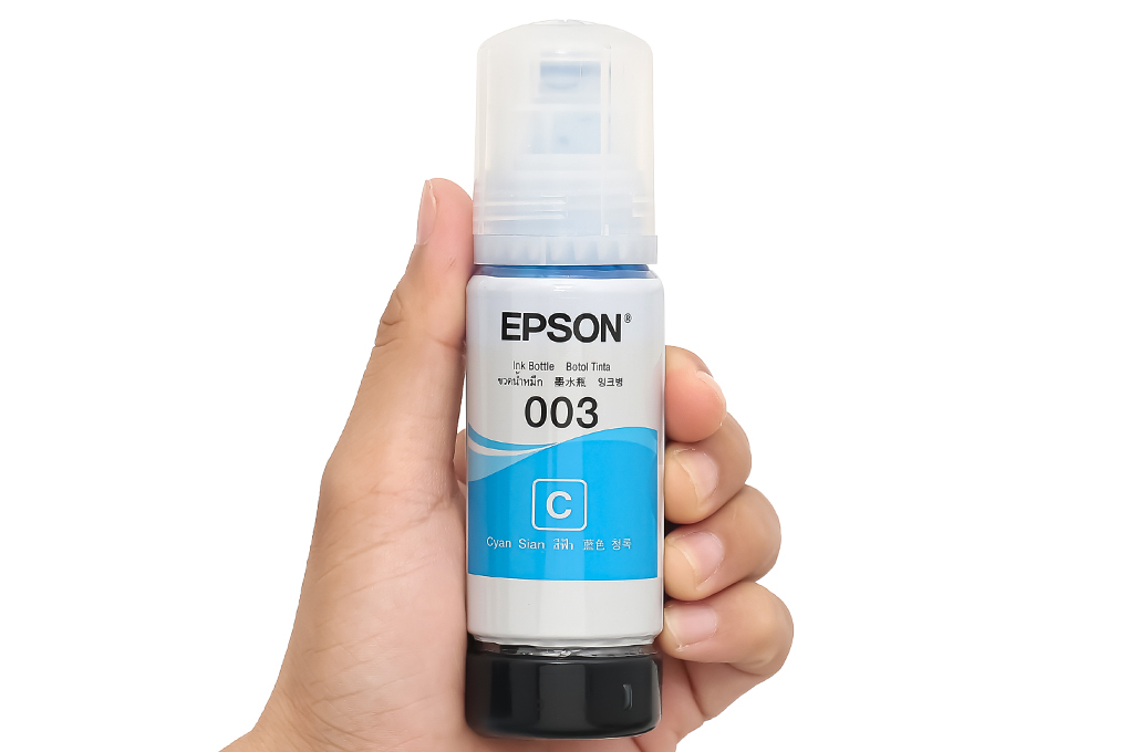 Mực in phun Epson C13T00V200 003 Dye (C) Xanh ( dành cho Epson L1210/L1250/L3210/L3250/L5290) Màu Xanh
