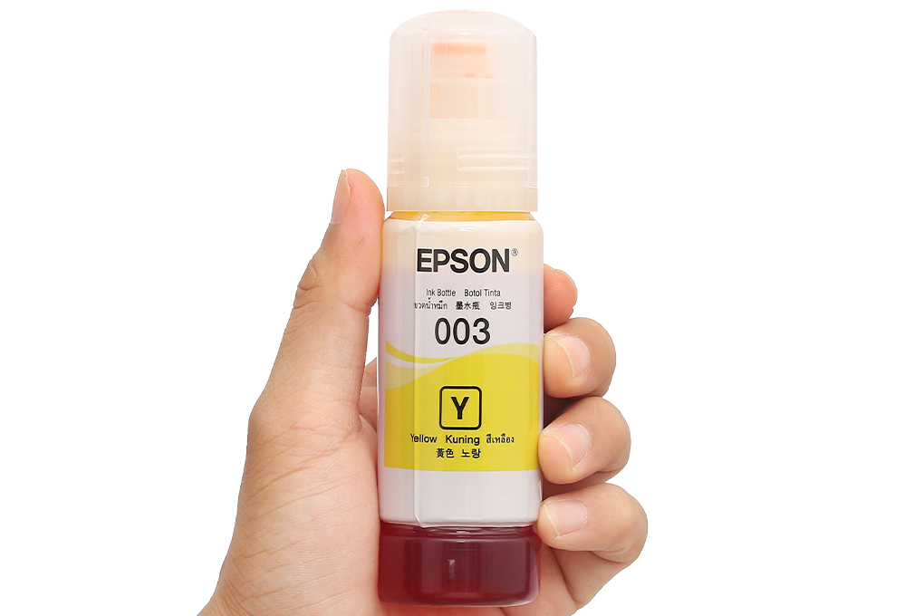 Mực in phun Epson C13T00V400 003 Dye (Y) Vàng (dành cho Epson L1210/L1250/L3210/L3250/L5290) Màu Vàng